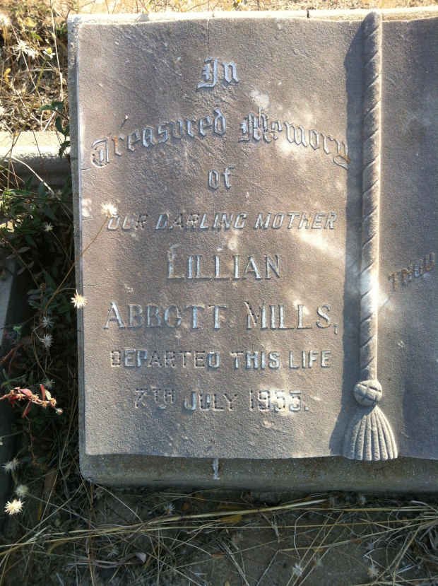 MILLS Lillian Abbott -1955