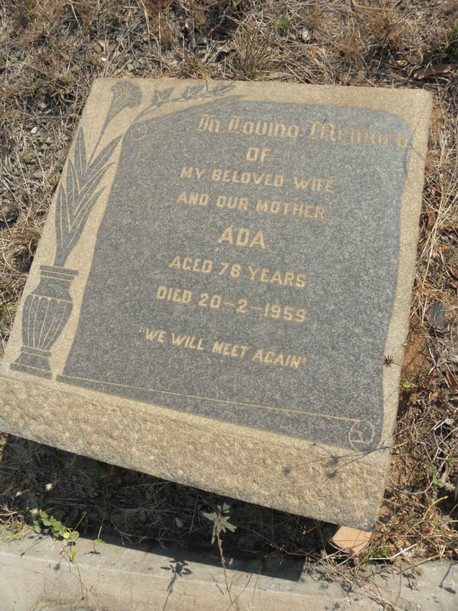 BEER Ada, de -1959