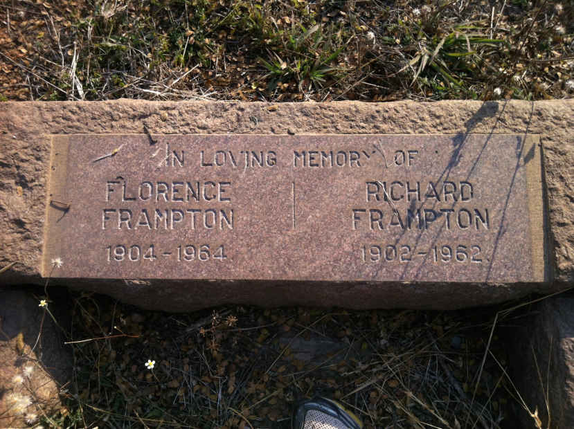 FRAMPTON Richard 1902-1962 &amp; Florence 1904-1964
