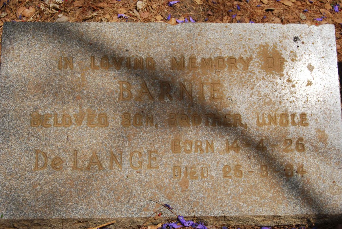 LANGE Barnie, de 1925-1964
