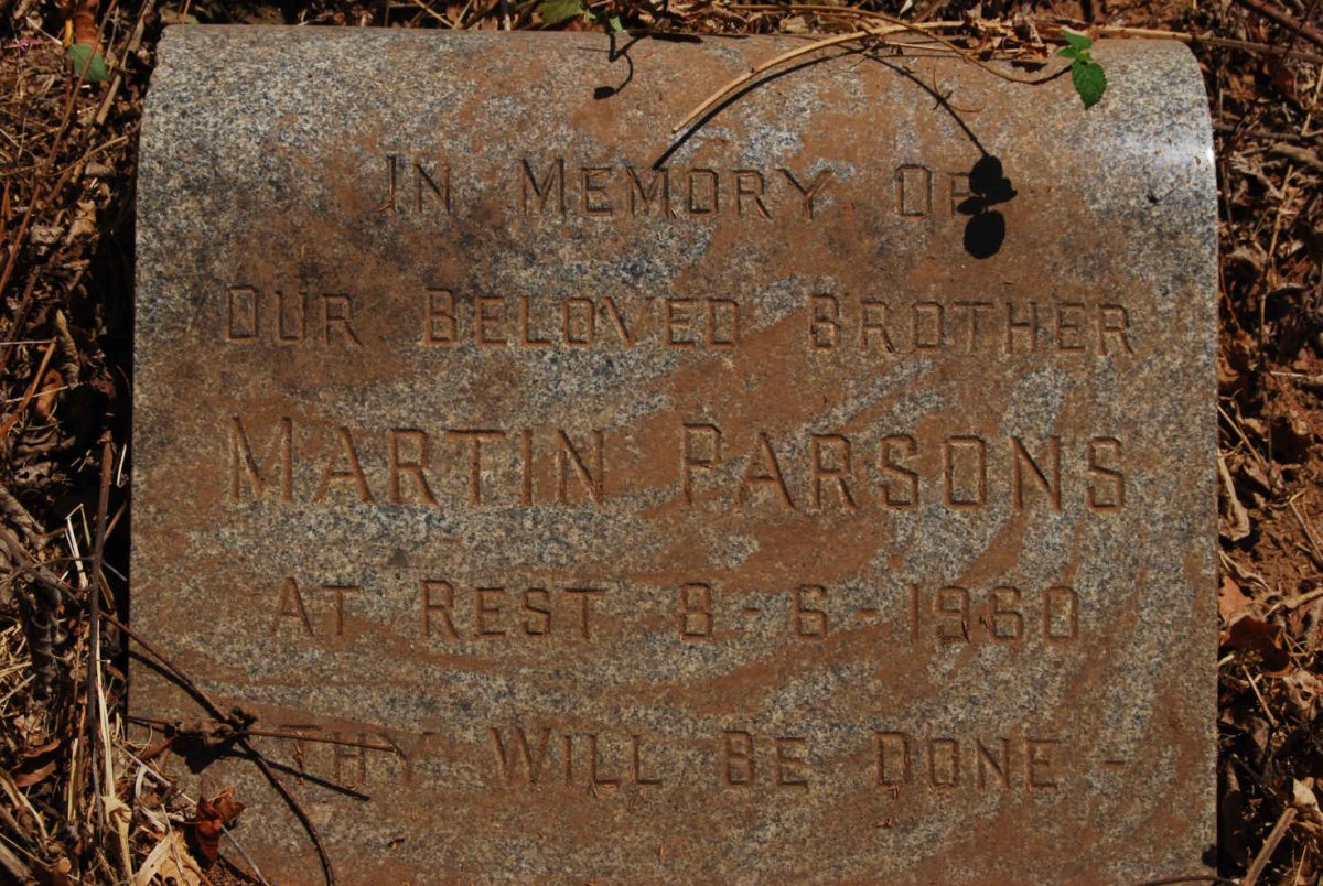 PARSONS Martin -1960