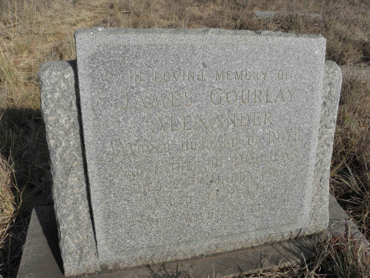 ALEXANDER James Gourlay -195?