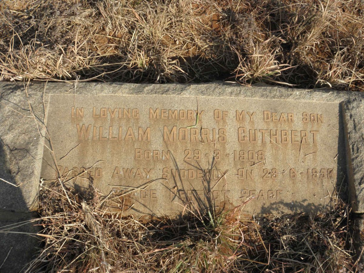 CUTHBERT William Morris 1908-1958