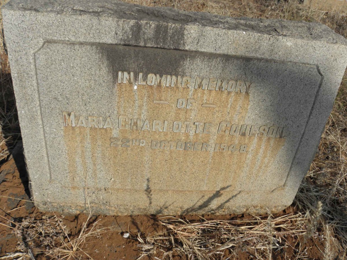 COULSON Maria Charlotte -1948