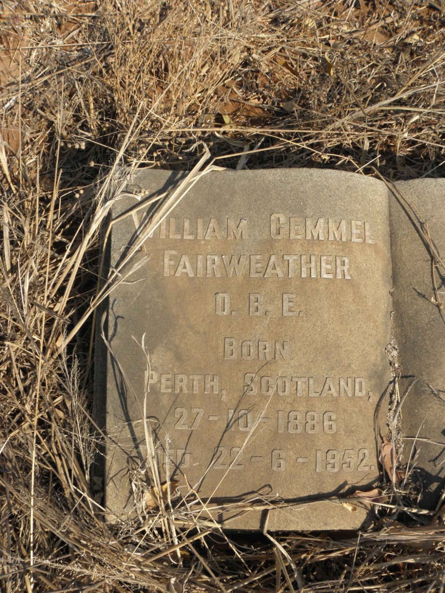 FAIRWEATHER William Gemmel 1886-1952