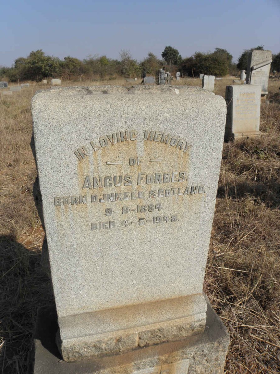 FORBES Angus 1894-1948