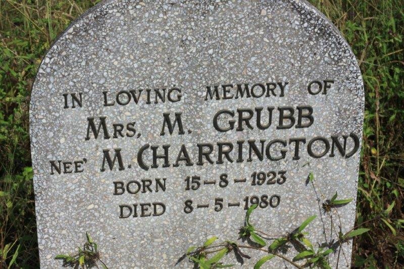 GRUBB M. nee HARRINGTON 1923-1980