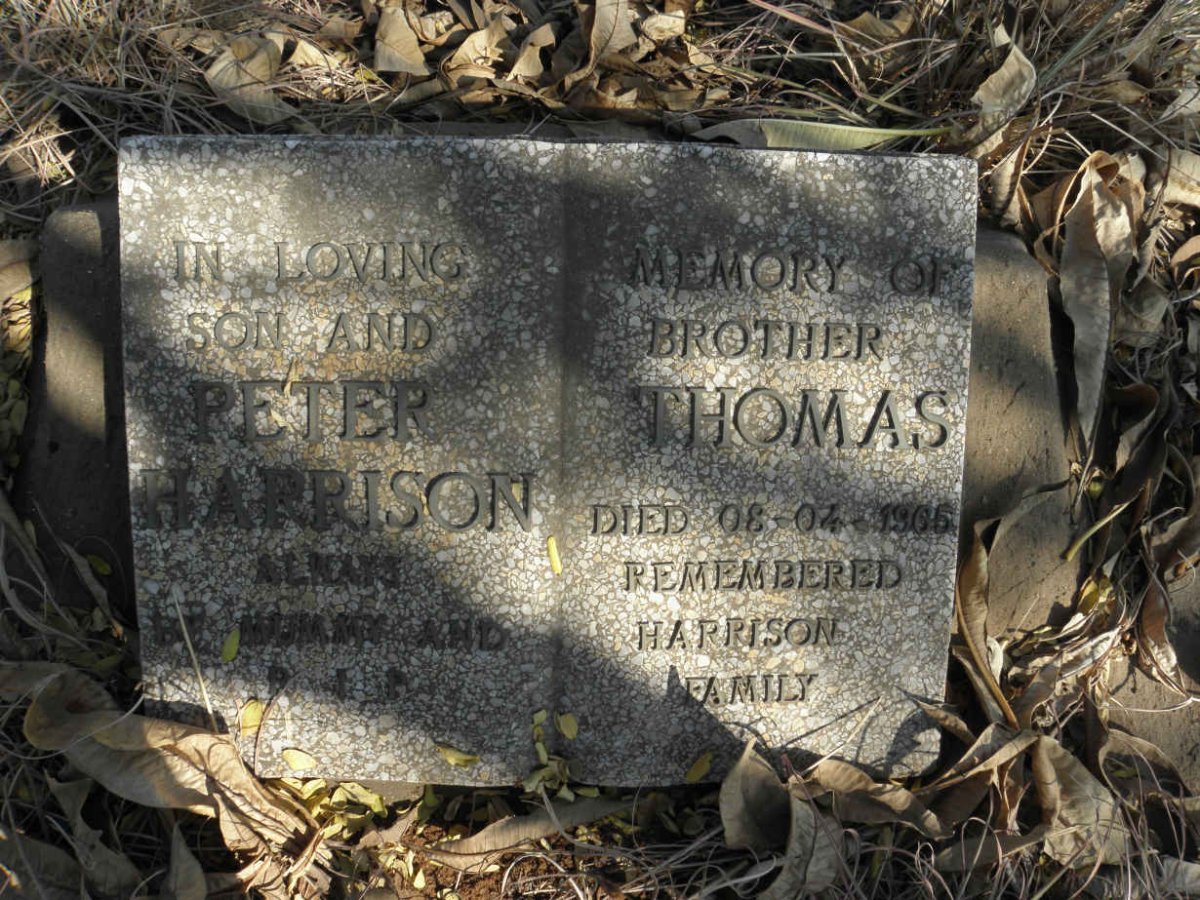 HARRISON Peter Thomas -1965