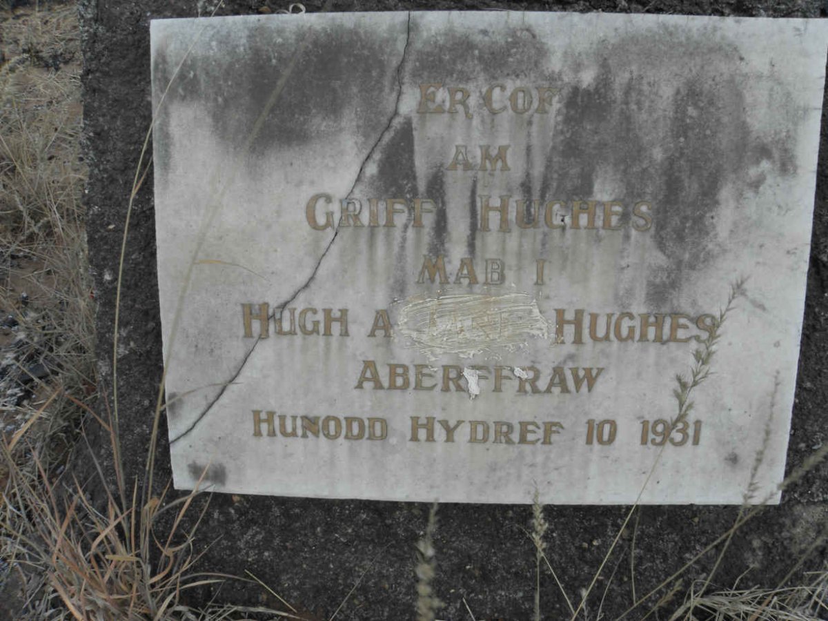 HUGHES Griff ? :: HUGHES Hugh A Jane -1931