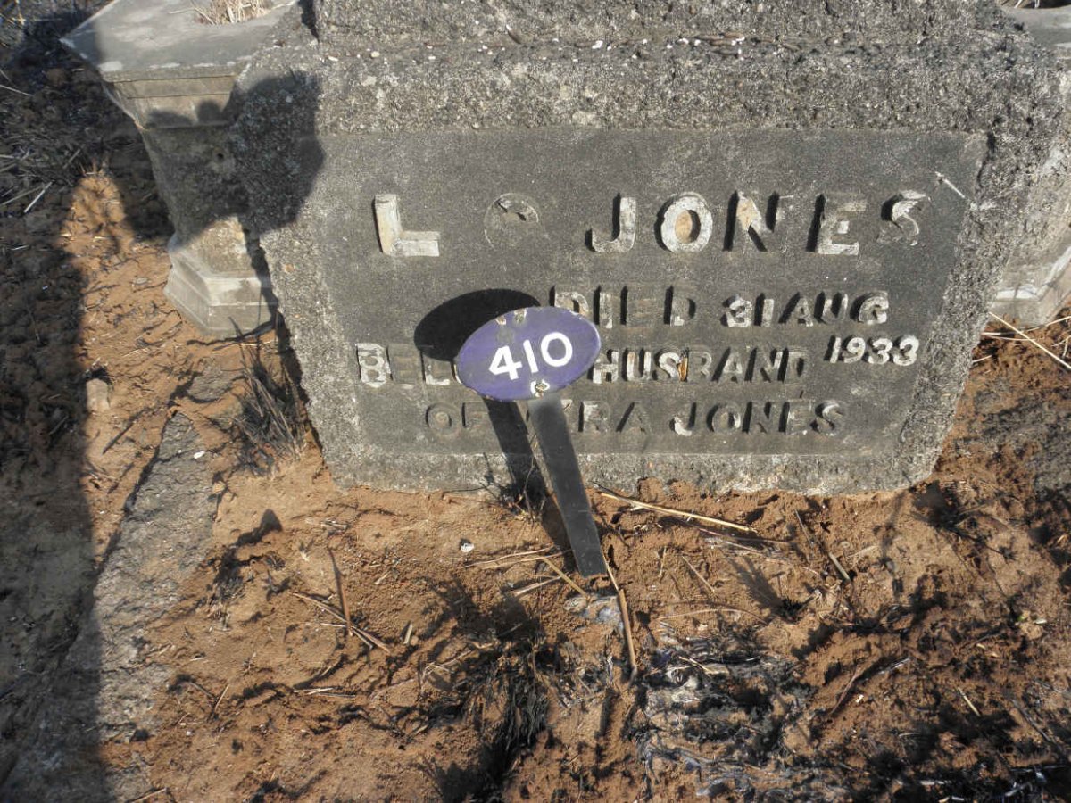 JONES L. ? -1933