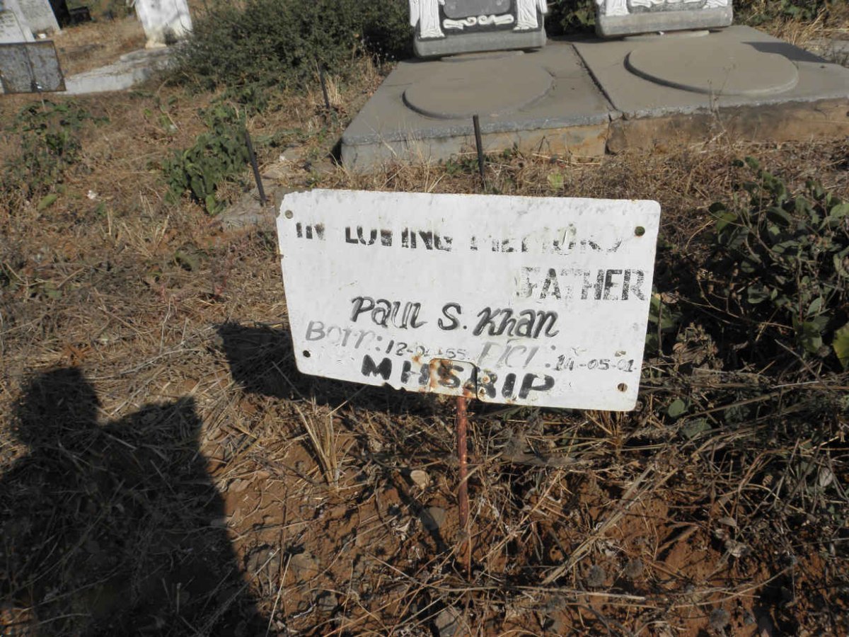 KHAN Paul S. 1955-2001