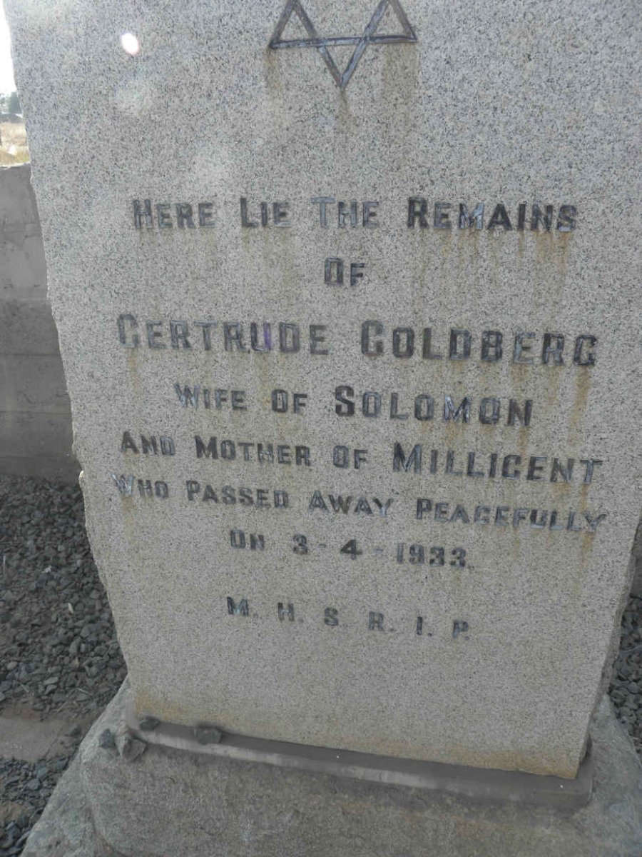 GOLDBERG Gertrude -1933
