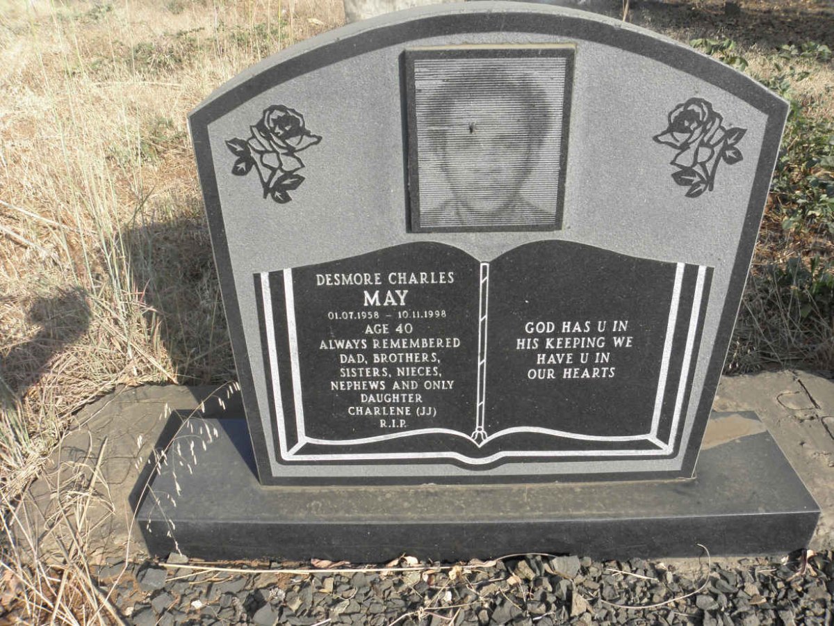 MAY Desmore Charles 1958-1998