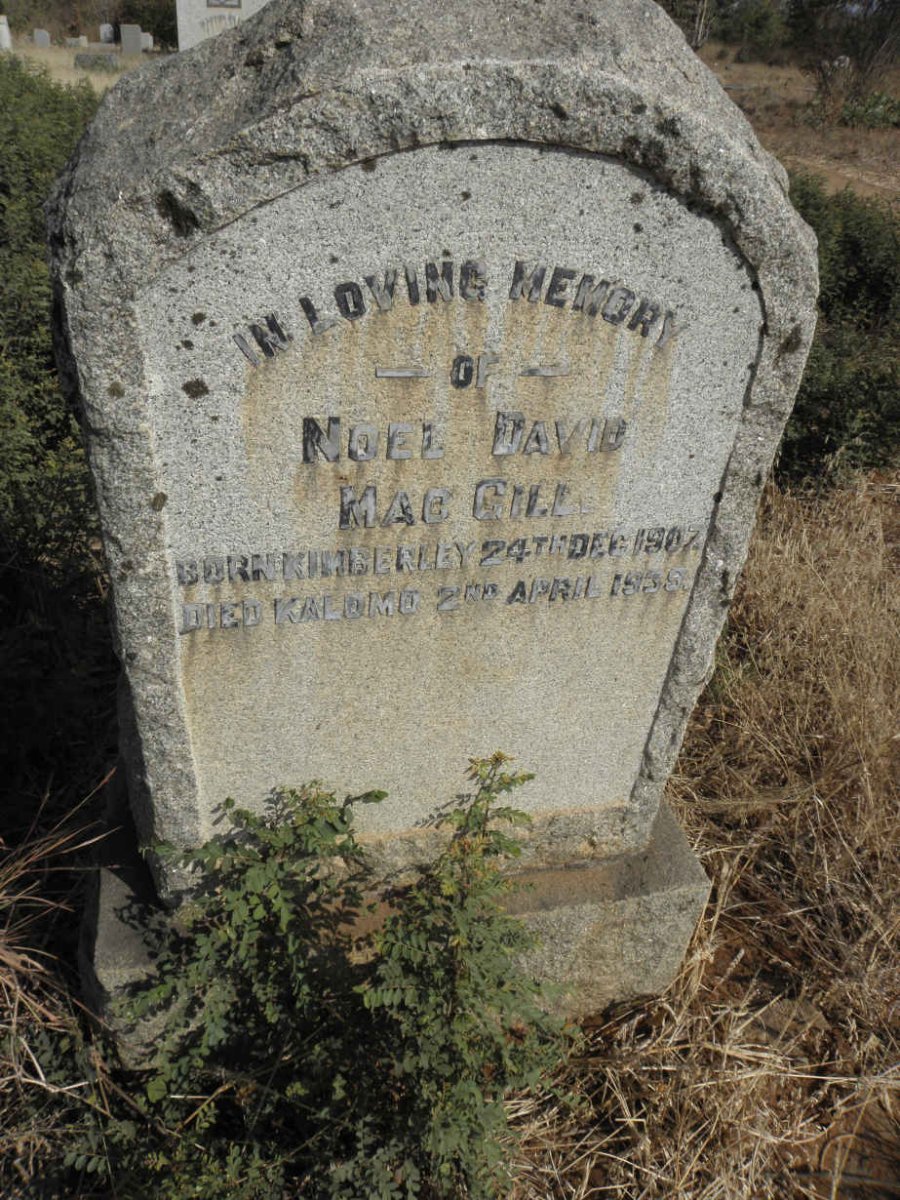 MacGILL Noel David 1907-1935