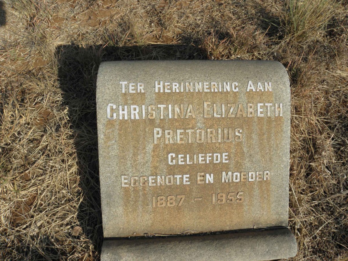 PRETORIUS Christina Elizabeth 1887-1955