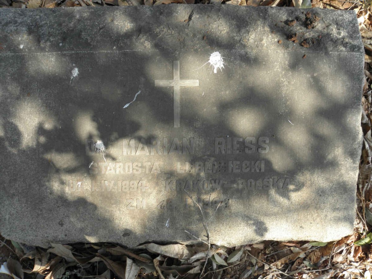 RIESS Dr Marian nee STAROSTA 1894-1942