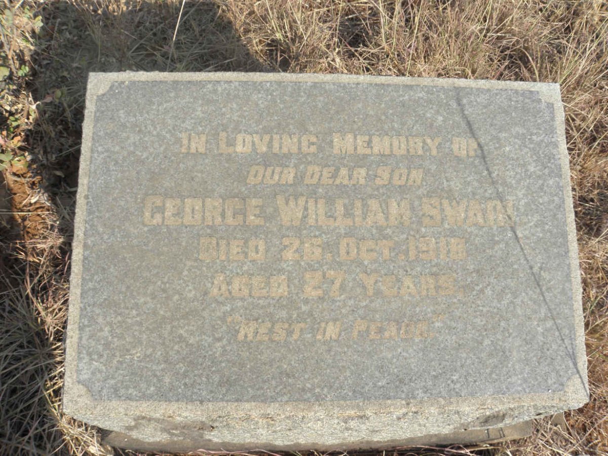 SWART George William -1918