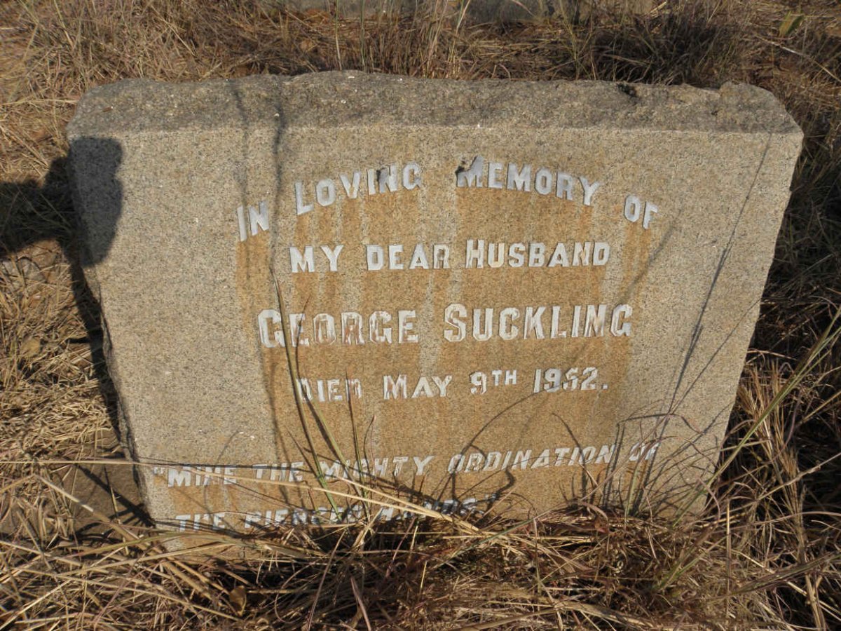 SUCKLING George -1952