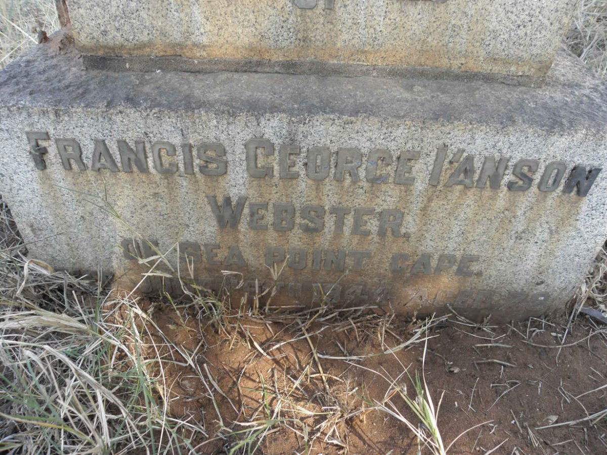 WEBSTER Francis George I’anson -1944