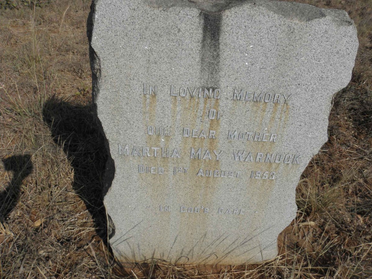 WARNOCK Martha Mary -1953