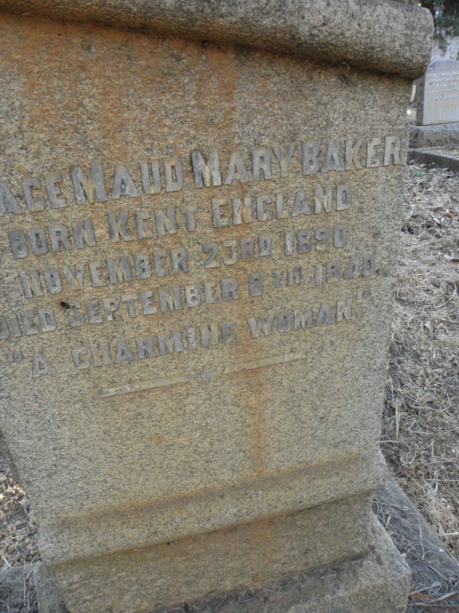 BAKER ?ace Maud Mary 1890-1940