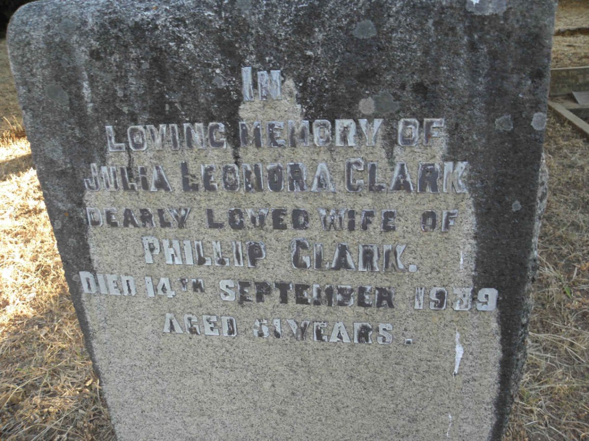 CLARK Julia Leonora -1939