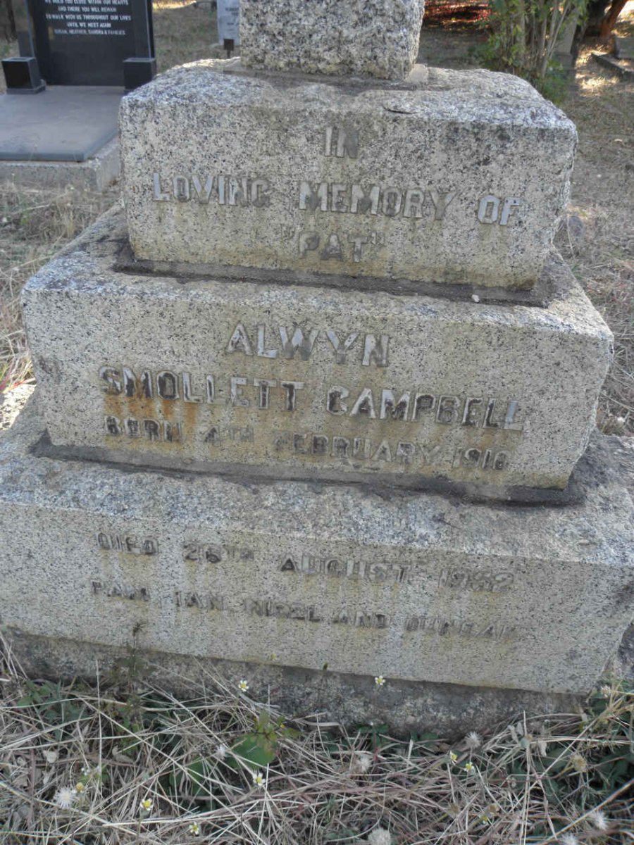 CAMPBELL Alwyn Smollett 1918-1952