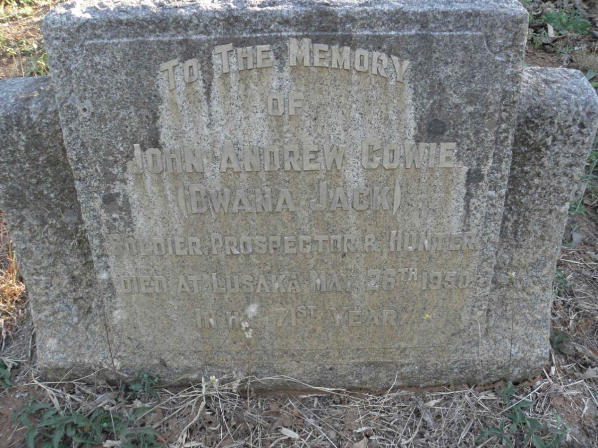 COWIE John Andrew -1950