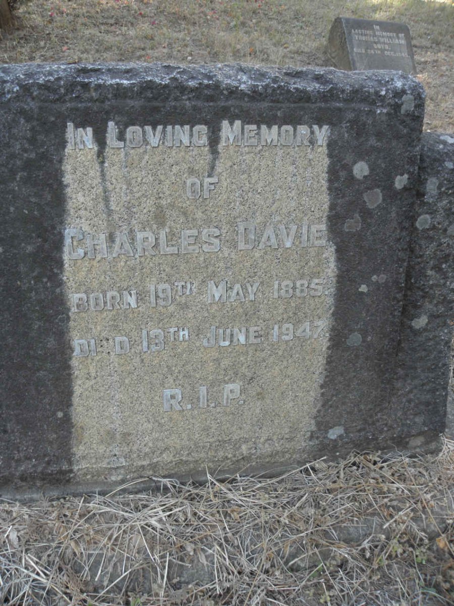 DAVIE Charles 1885-1947