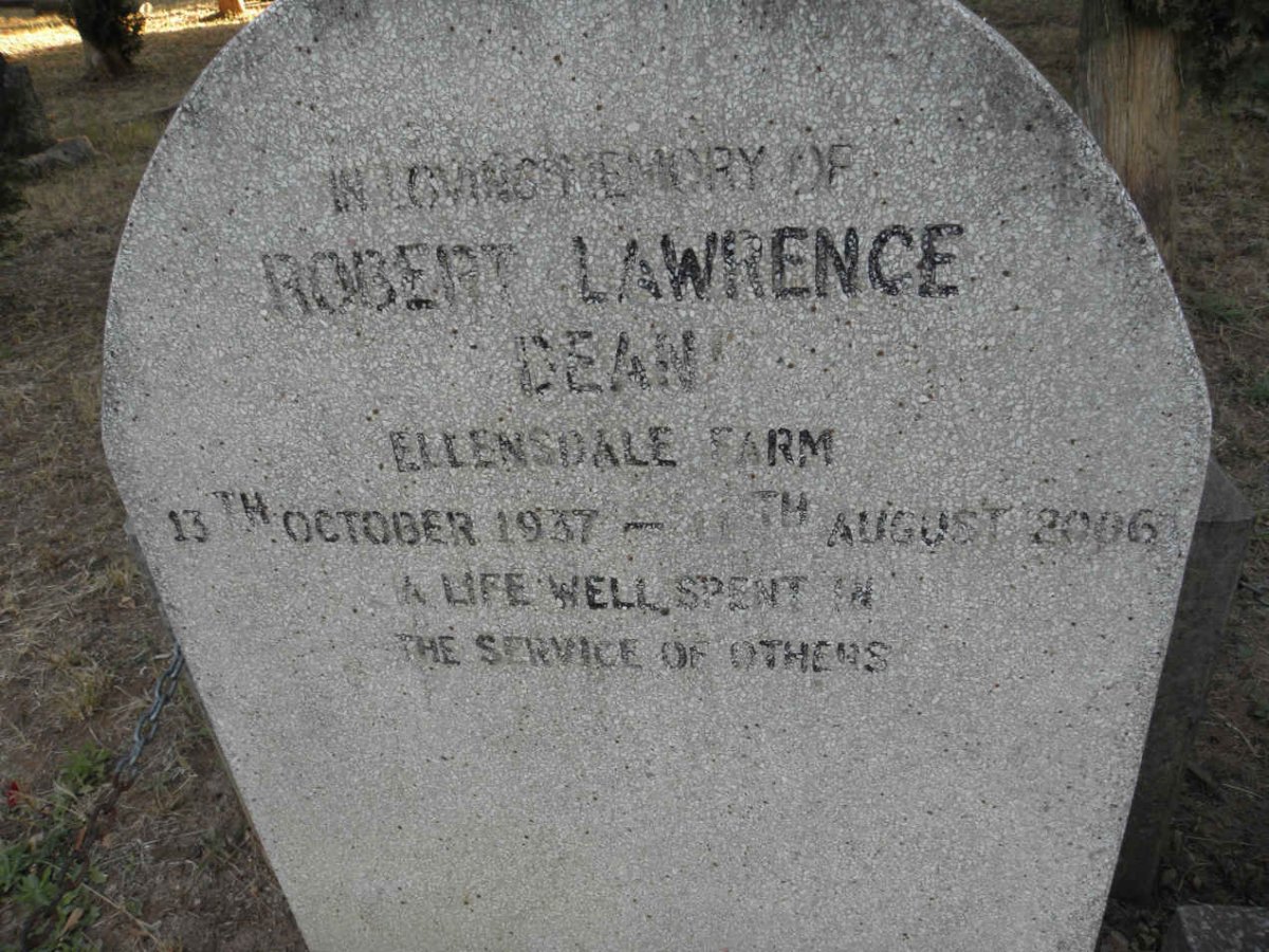 DEAN Robert Lawrence 1937-2006
