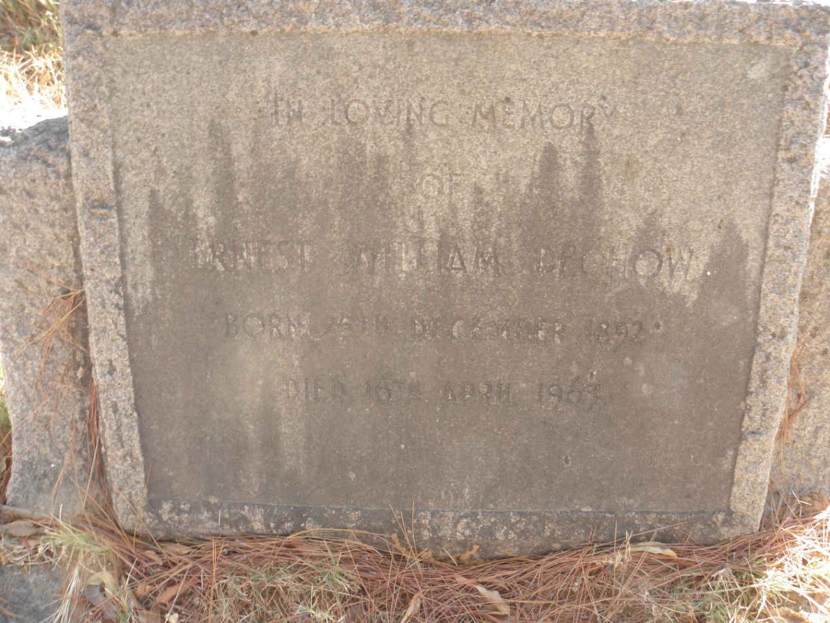 DECHOW Ernest William 1893-1969
