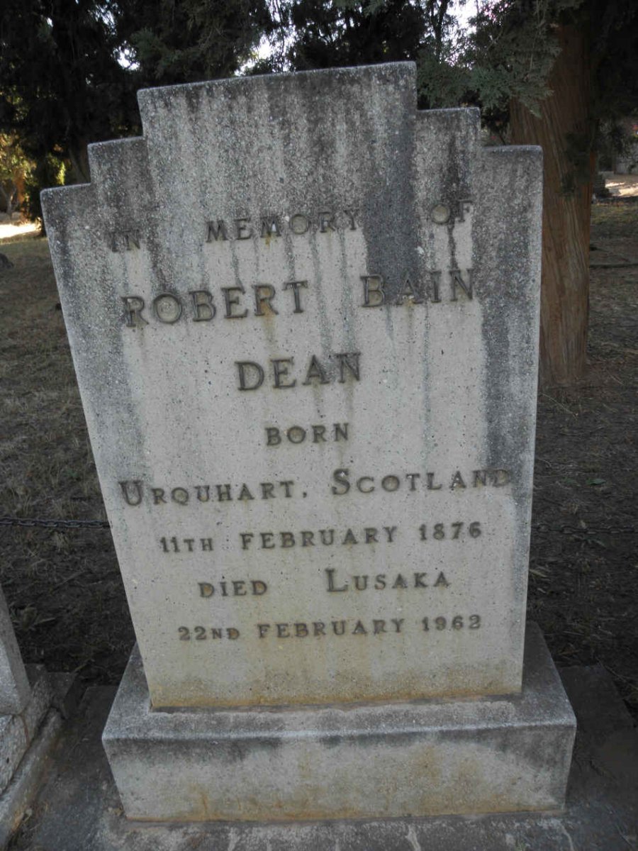DEAN Robert Bain 1876-1962