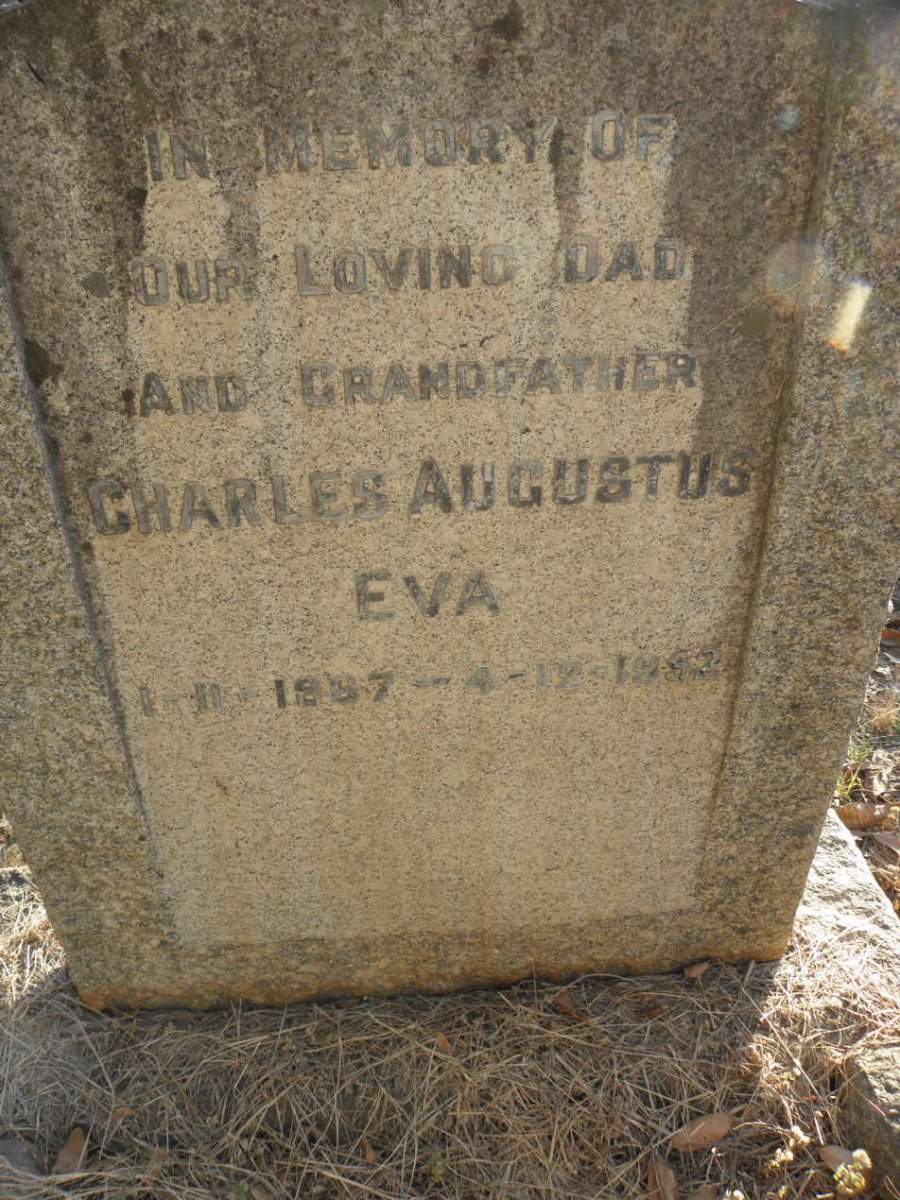 EVA Charles Augustus 1887-1953