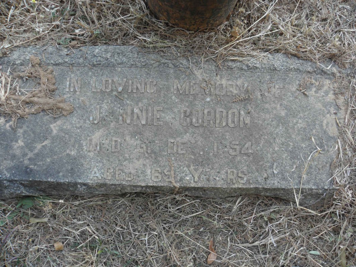 GORDON Jannie -1954 