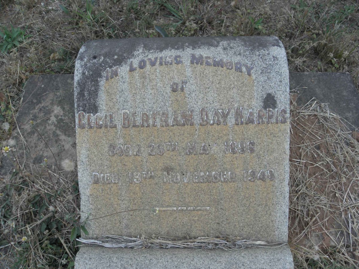 HARRIS Cecil Bertram Day 1896-1949