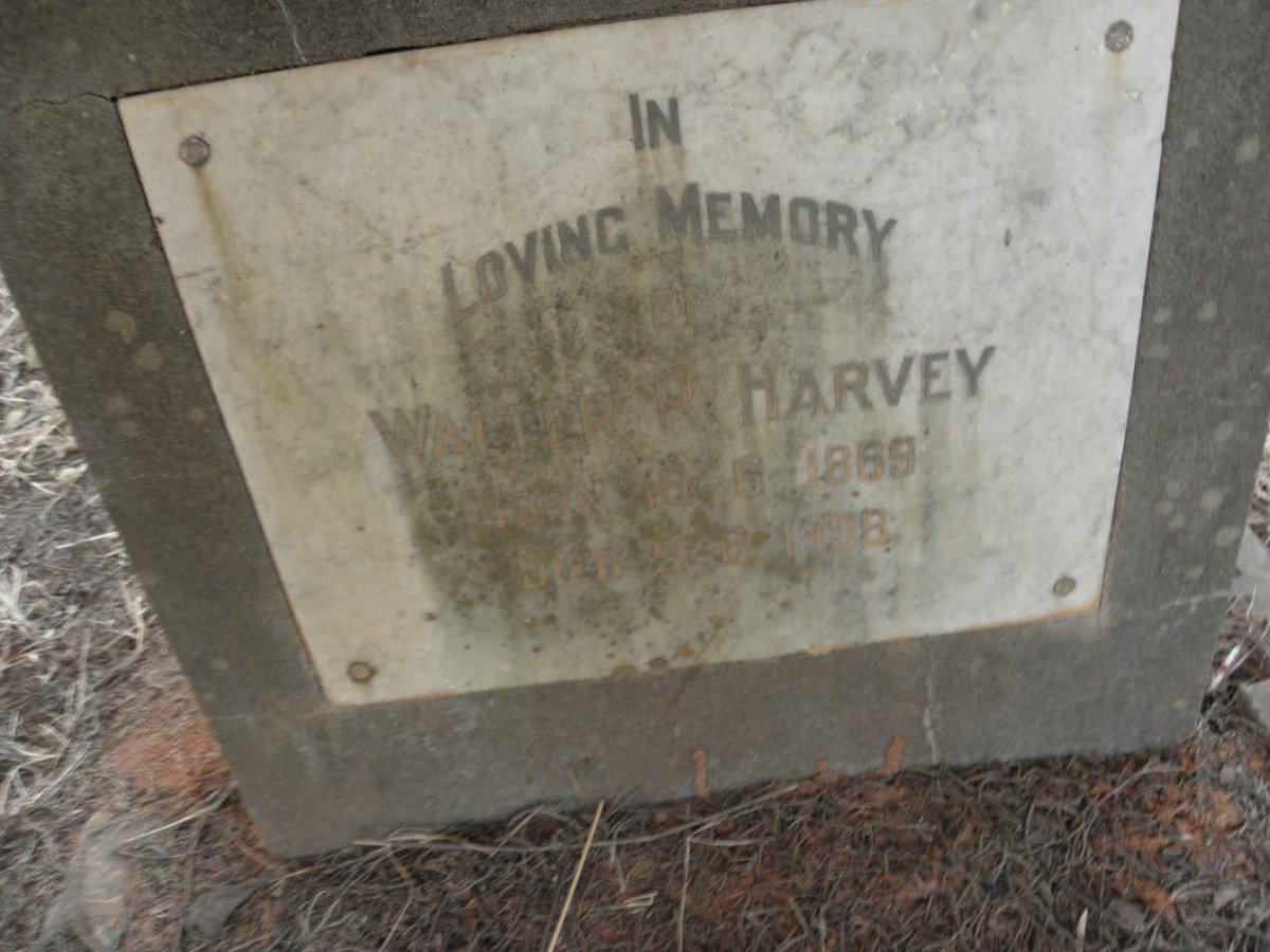 HARVEY Walter R. 1889-1938