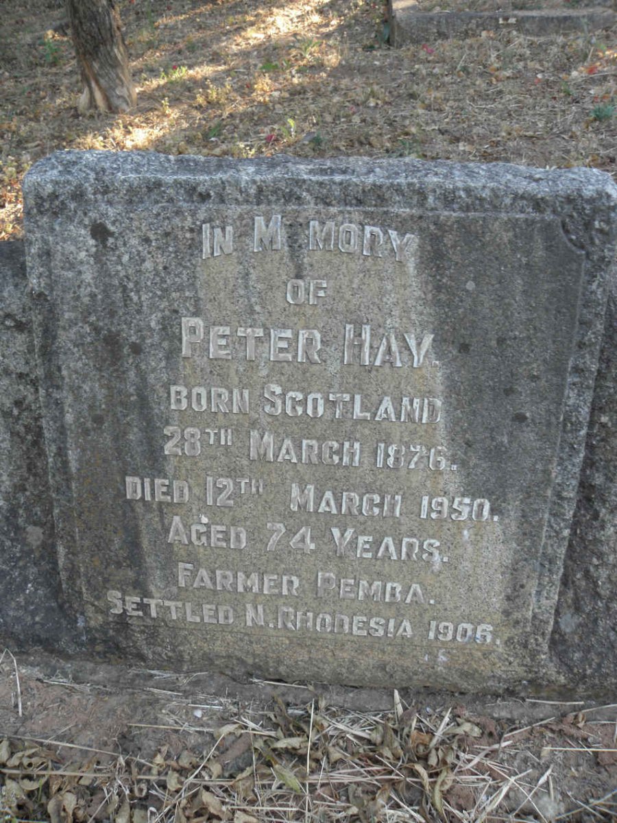 HAY Peter 1876-1950
