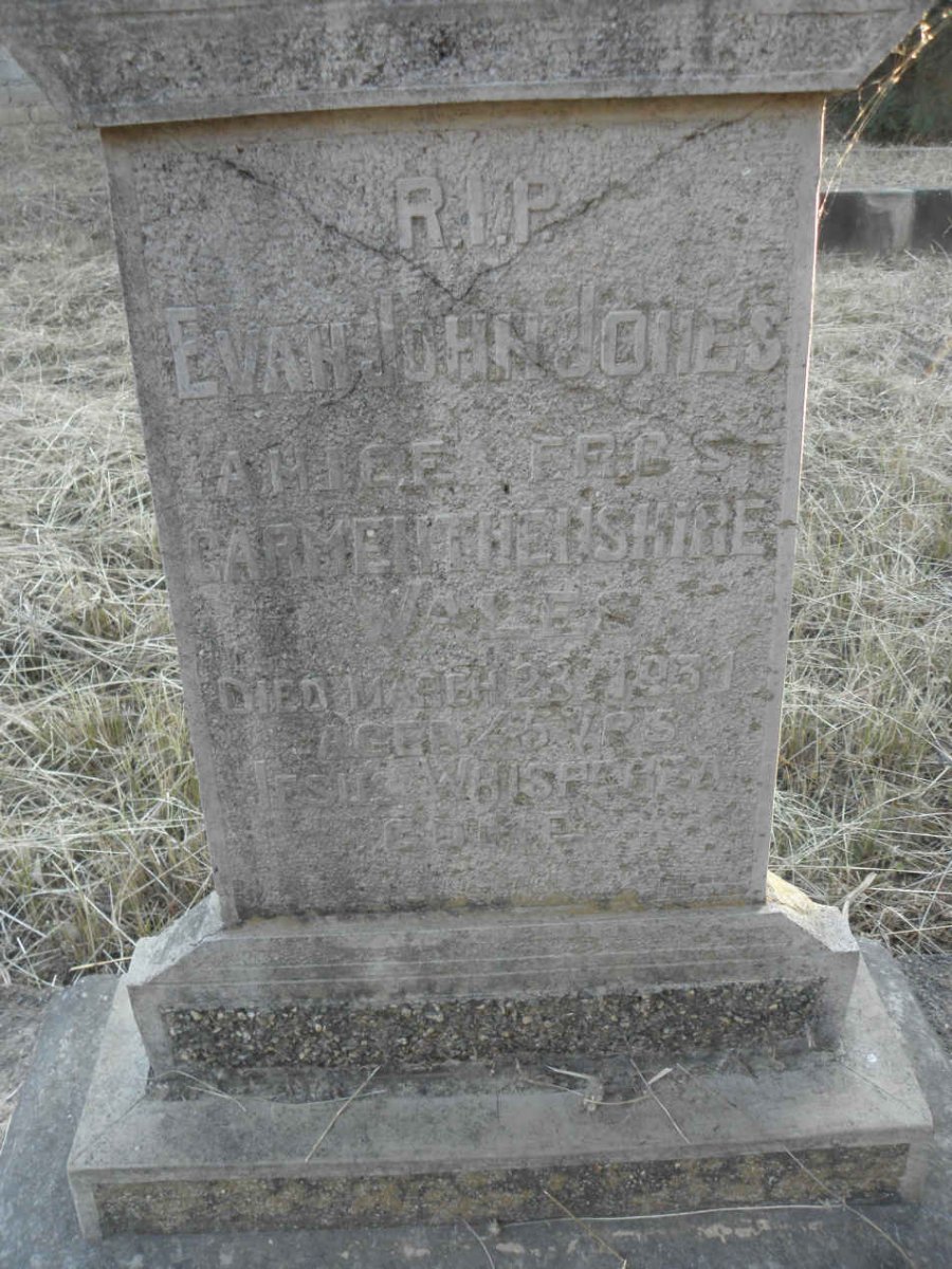 JONES Evan John -1951