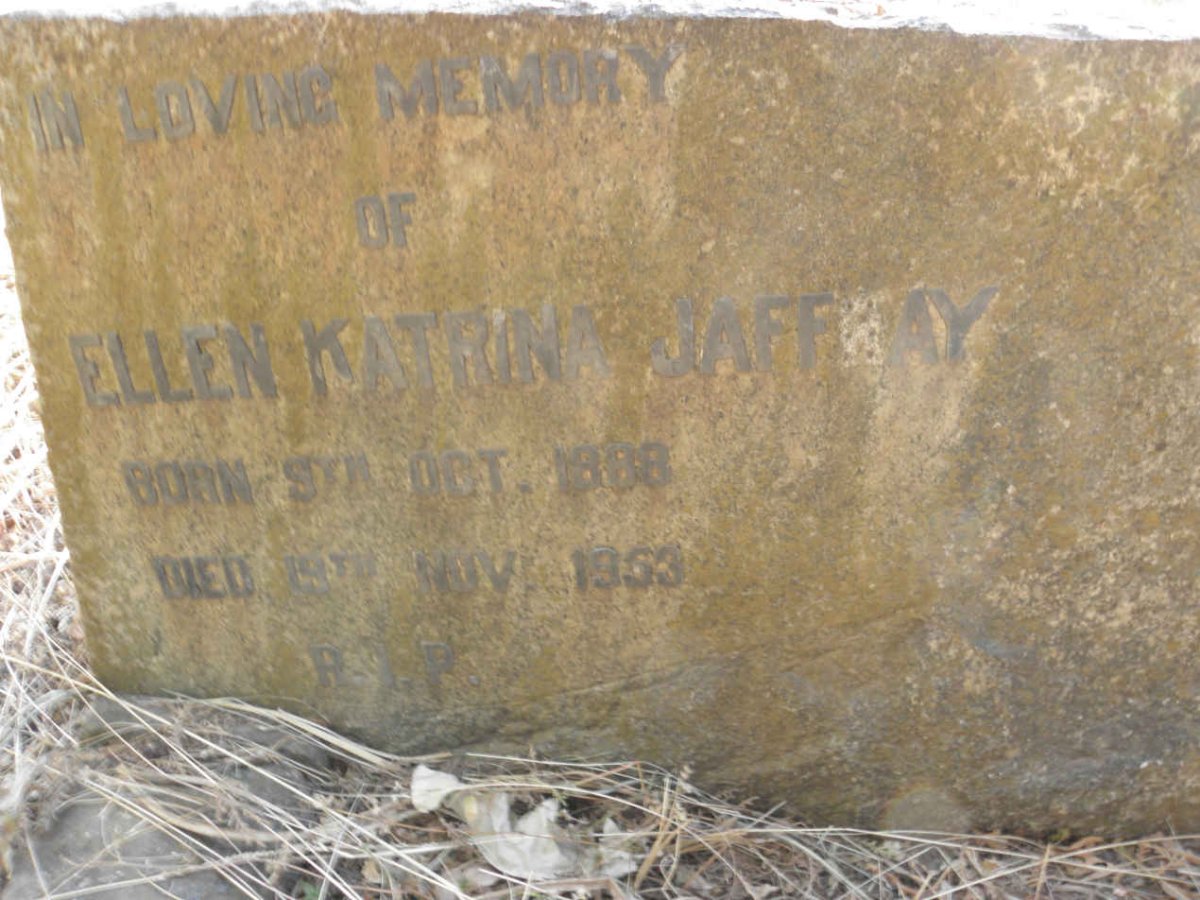 JAFFRAY Elllen Katrina 1888-1953