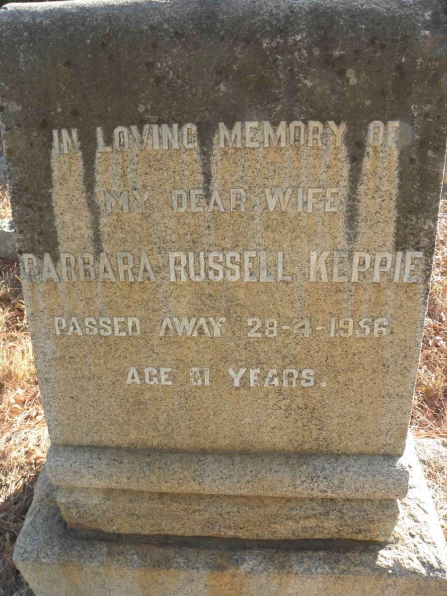 KEPPIE Barbara Russell -1956