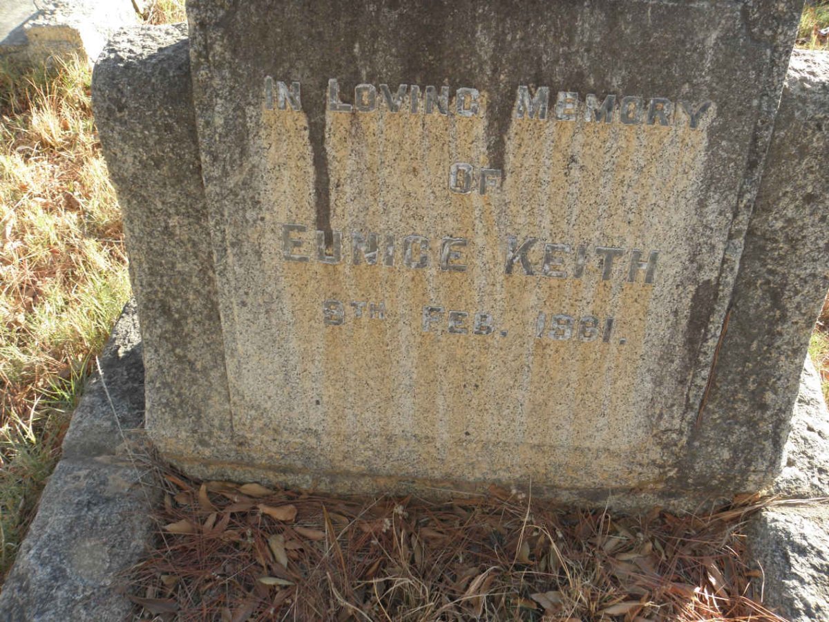 KEITH Eunice -1961