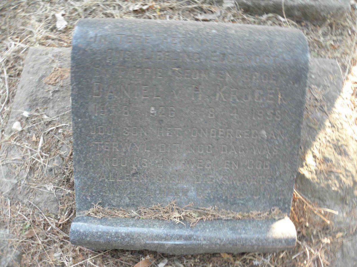 KRUGER Daniel v.H. 1926-1955