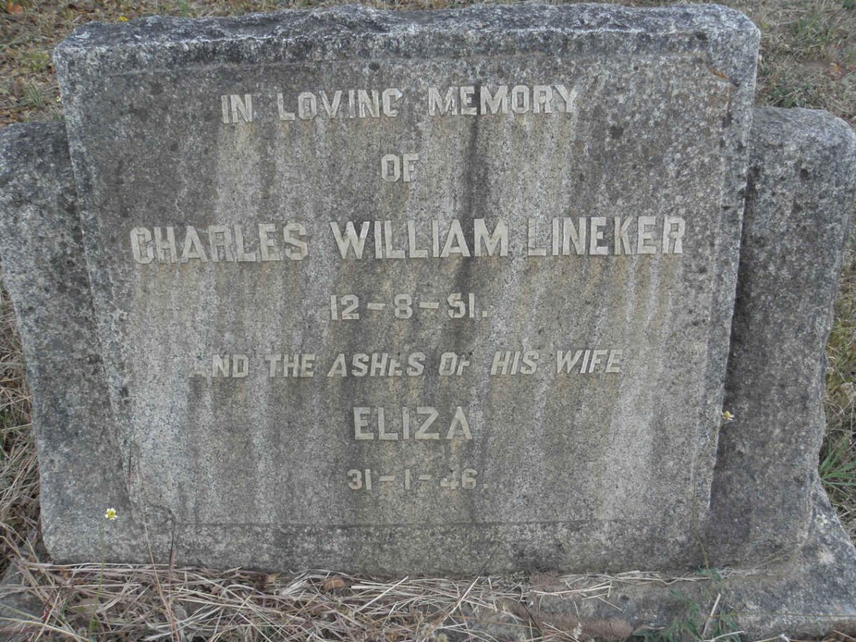 LINEKER Charles William -1951 &amp; Eliza -1946