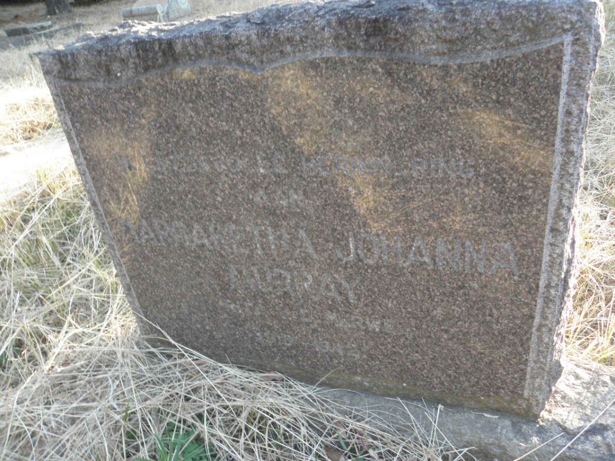 MURRAY Margaretha Johanna nee V.D. MERWE -1942