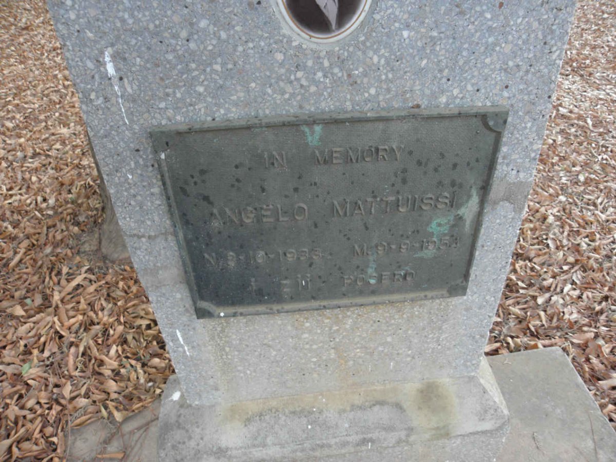 MATTUISSI Angelo 1933-1954