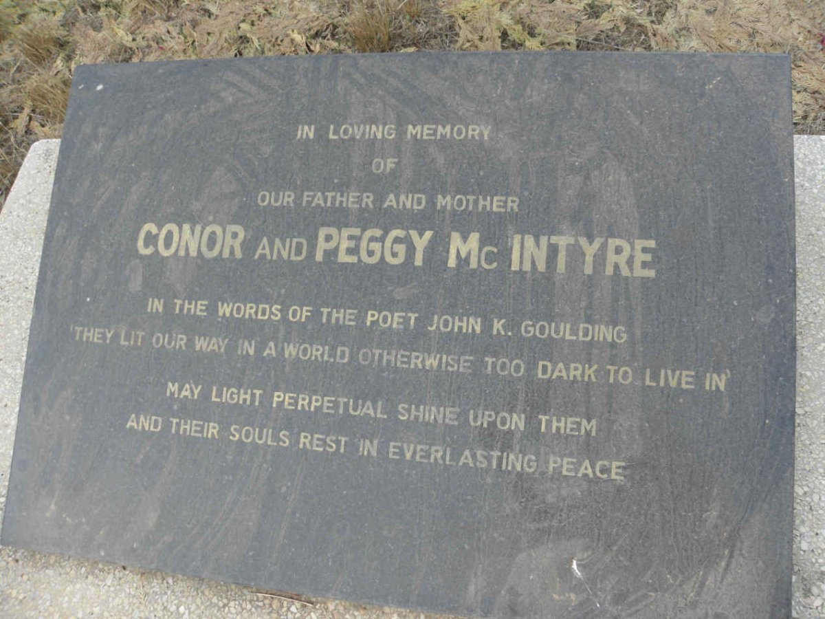 Mc INTYRE Conor &amp; Peggy 