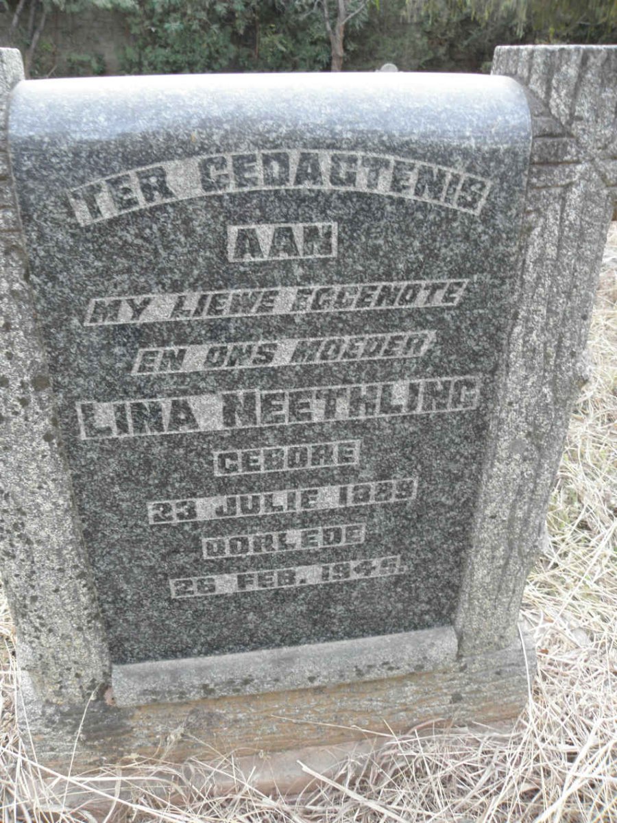 NEETHLING Lina 1889-1945