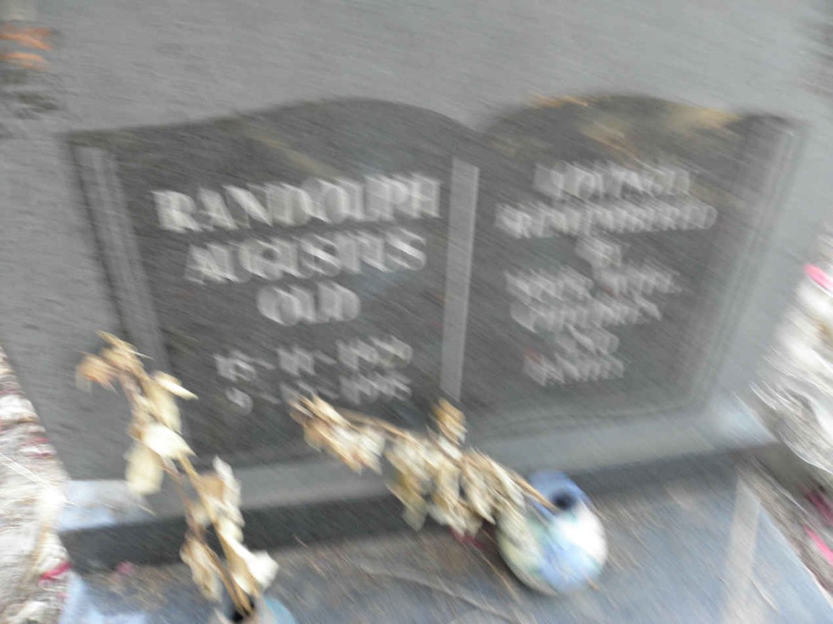 OLD Randolph Augustus 1929-1995