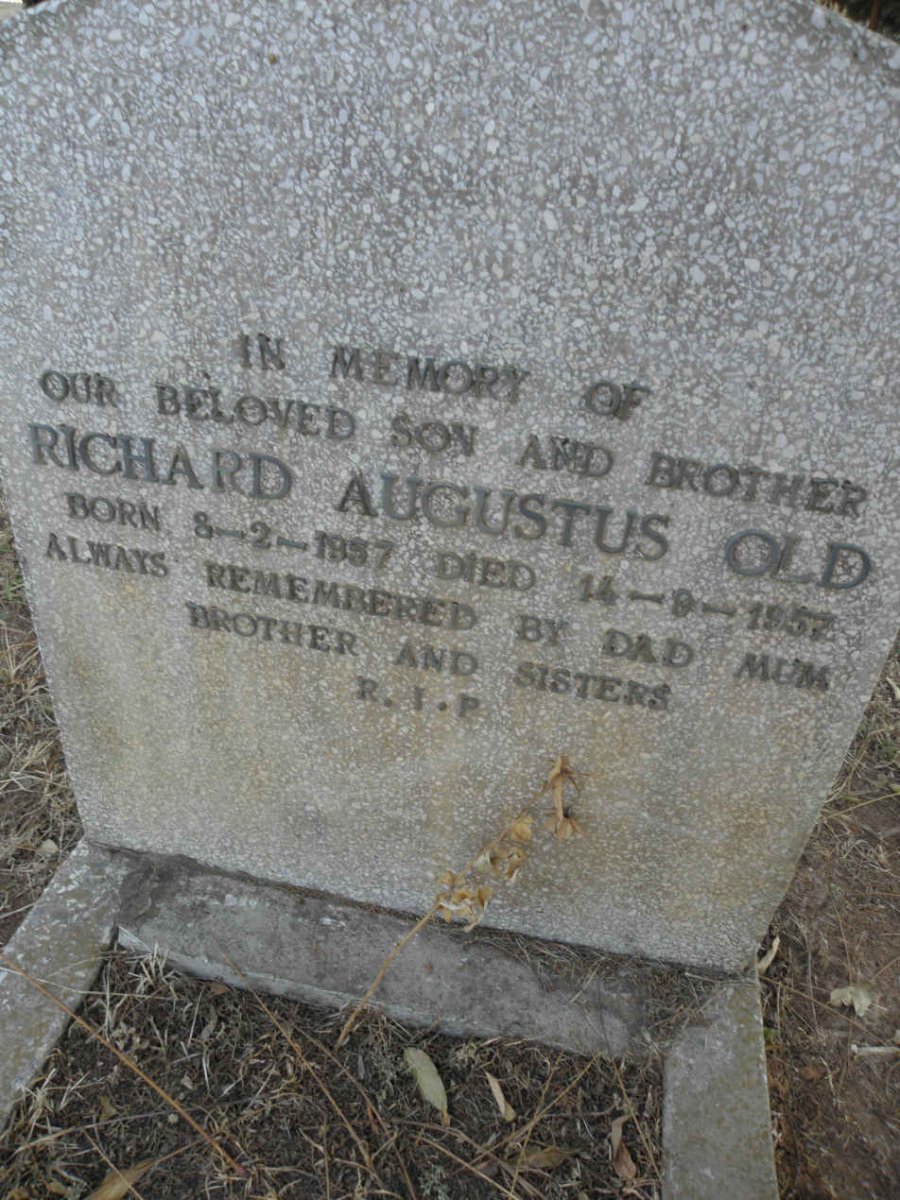 OLD Richard Augustus 1957-1957