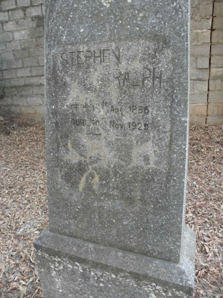 RALPH Stephen 1866-1929